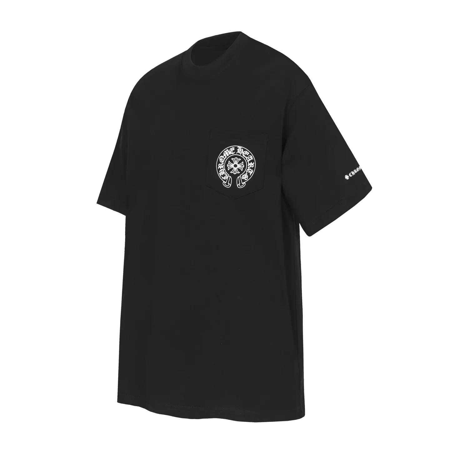 P140 Cross-border model, please do not place an order if you are pursuing quality -Chrome Hearts/Chrome Hearts 24ss classic horseshoe print popular short-sleeved T-shirt -High weight, high density and high quality. The wool is soft, delicate and skin-friendly. It feels soft and silky. It has excellent warmth and skin-friendly properties. -Customized weaving and dyeing, no color difference. No matter the fabric or workmanship details, it beats the ordinary version on the market. -Colour: black white -Size: S M L XL